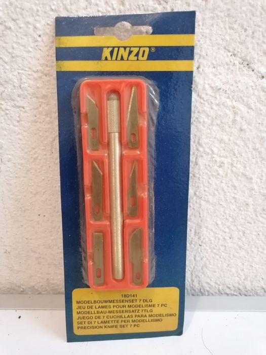 Bisturi de precisão com conjunto de lâminas