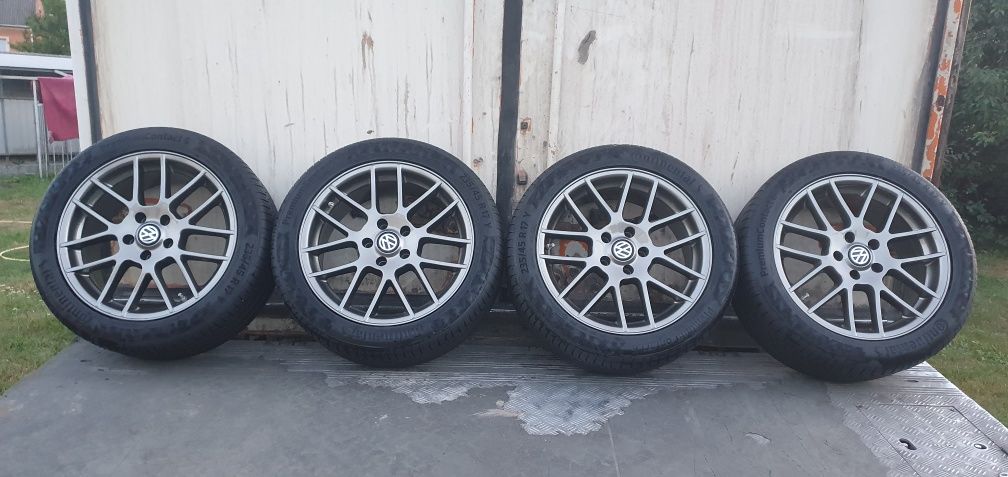 Sprzedam felgi 5×112 R17 z oponami letnimi 235-45 R17