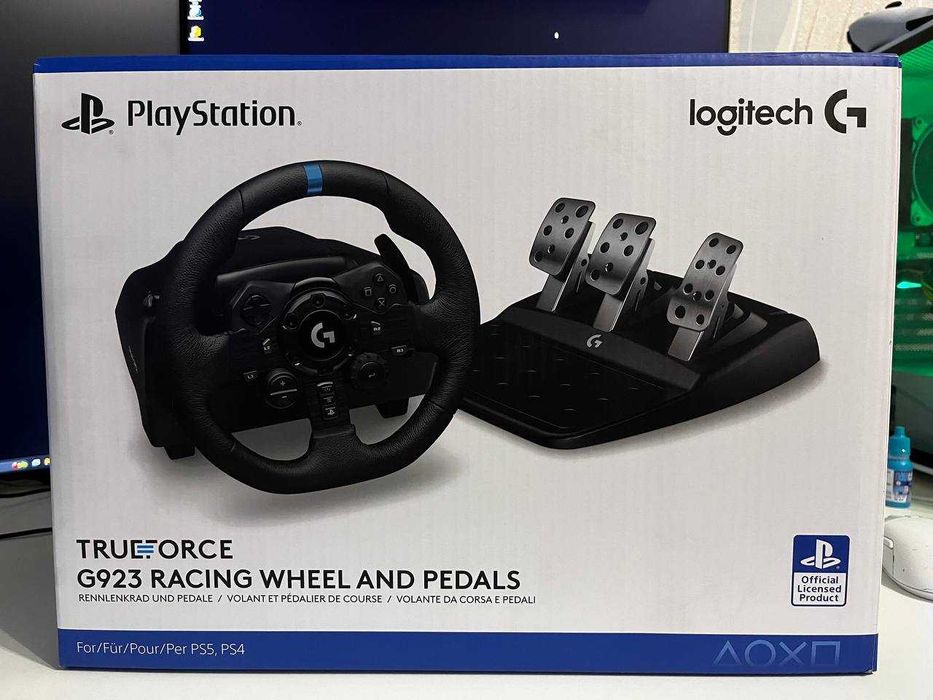 Кермо та педалі (Logitech G923) + діюча гарантія 1 рік