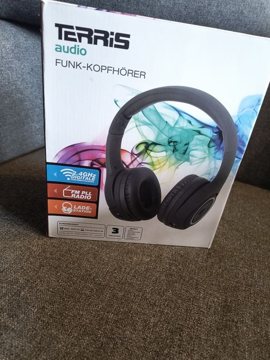 bezprzewodowe słuchawki radiowe Terris Audio Funk-Kopfhörer, model FKH