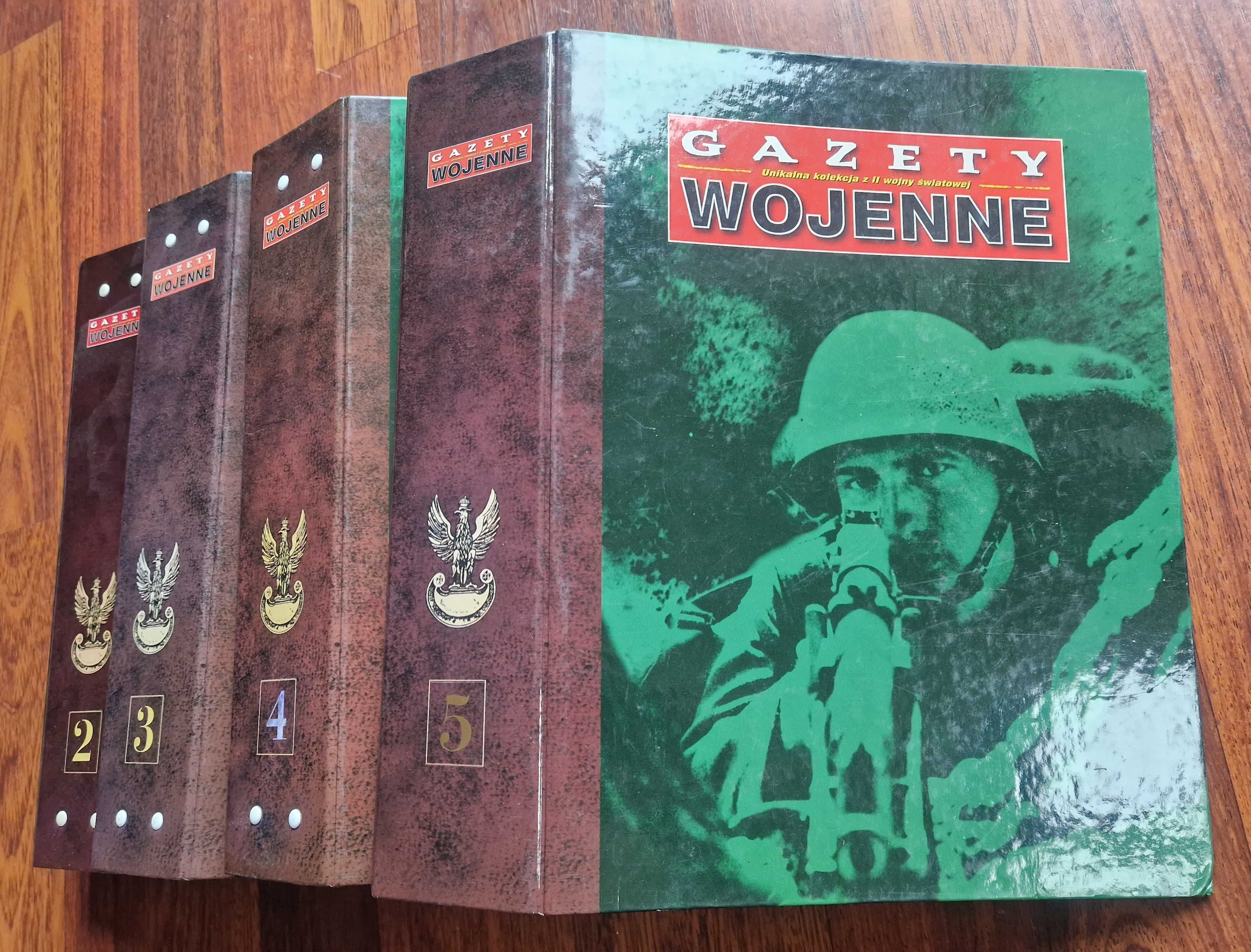 Gazety Wojenne - 5 segregatorów - Zeszyty nr 1 do 89 - II wś militaria
