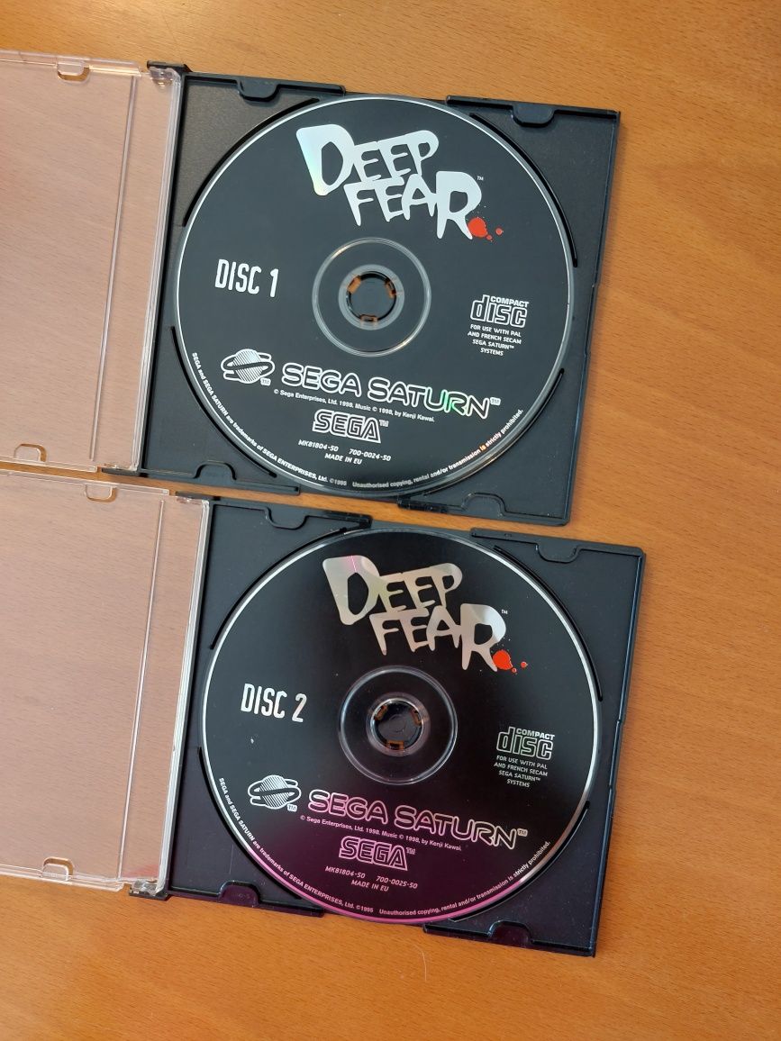 Deep Fear - Sega Saturn (sem caixa)