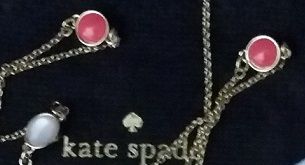 Lancuszek pozlacany KATE SPADE firmowy