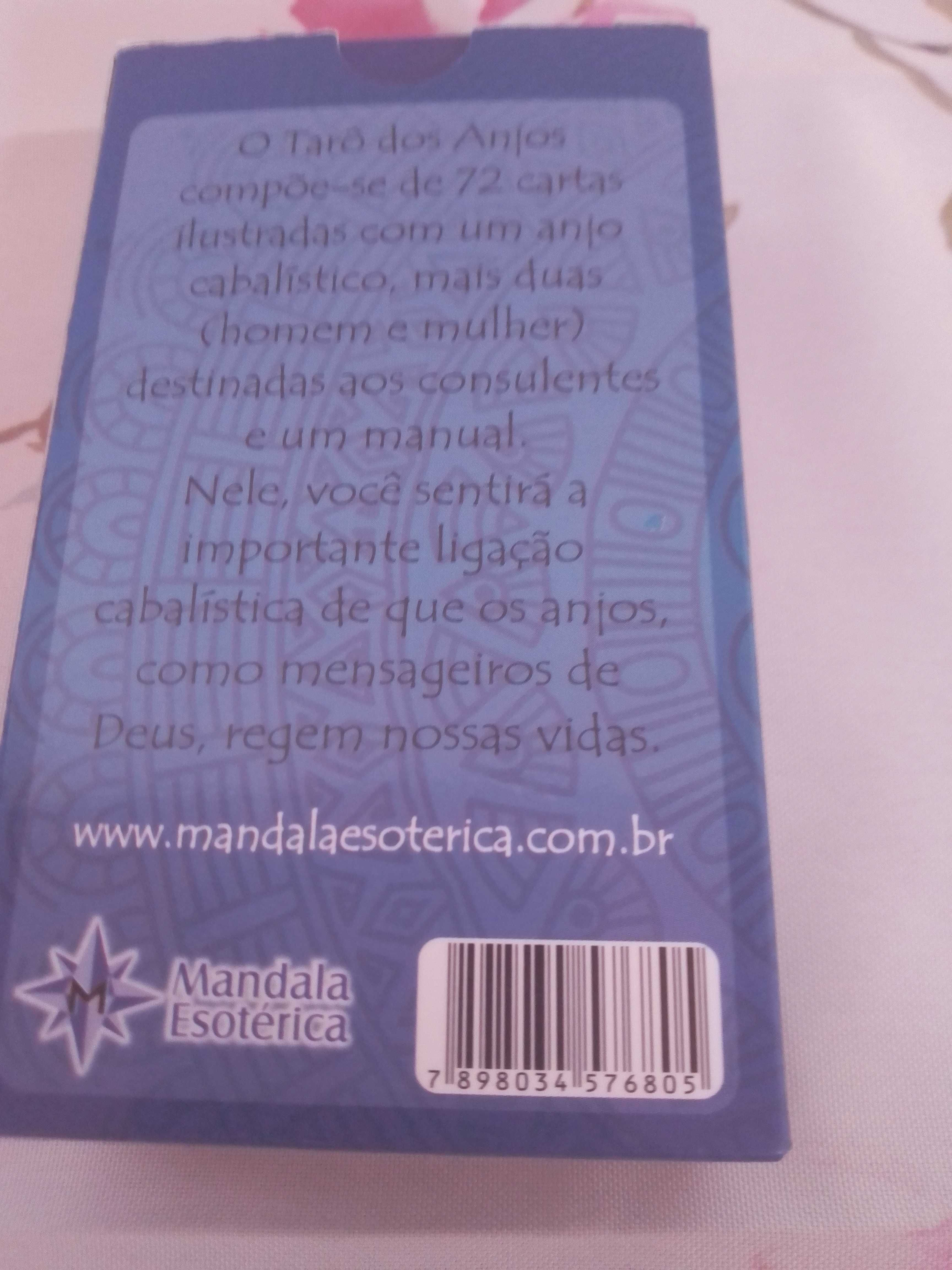 Tarot dos Anjos novo com toalha de jogo