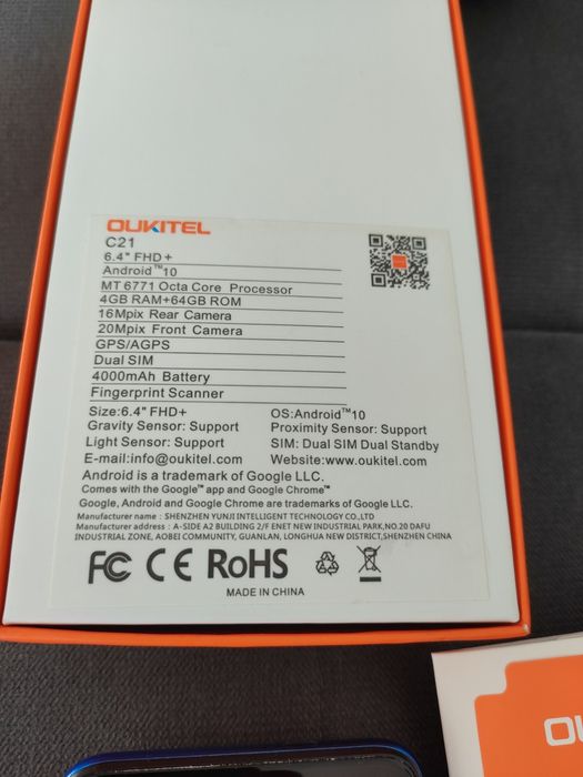 Telefon OUKITEL C21 4gb RAM/64gb