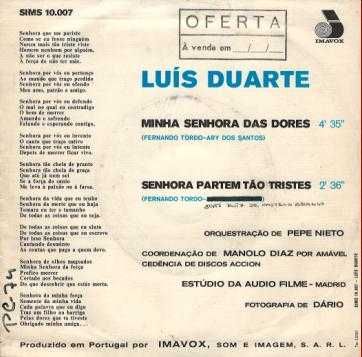 Luís Duarte - - - - - Minha Senhora das Dores - - - - - Single