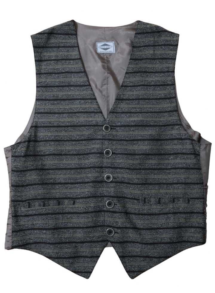Cappo Unico vintage kamizelka męska z wiskozy i jedwabiu Rozmiar M 50