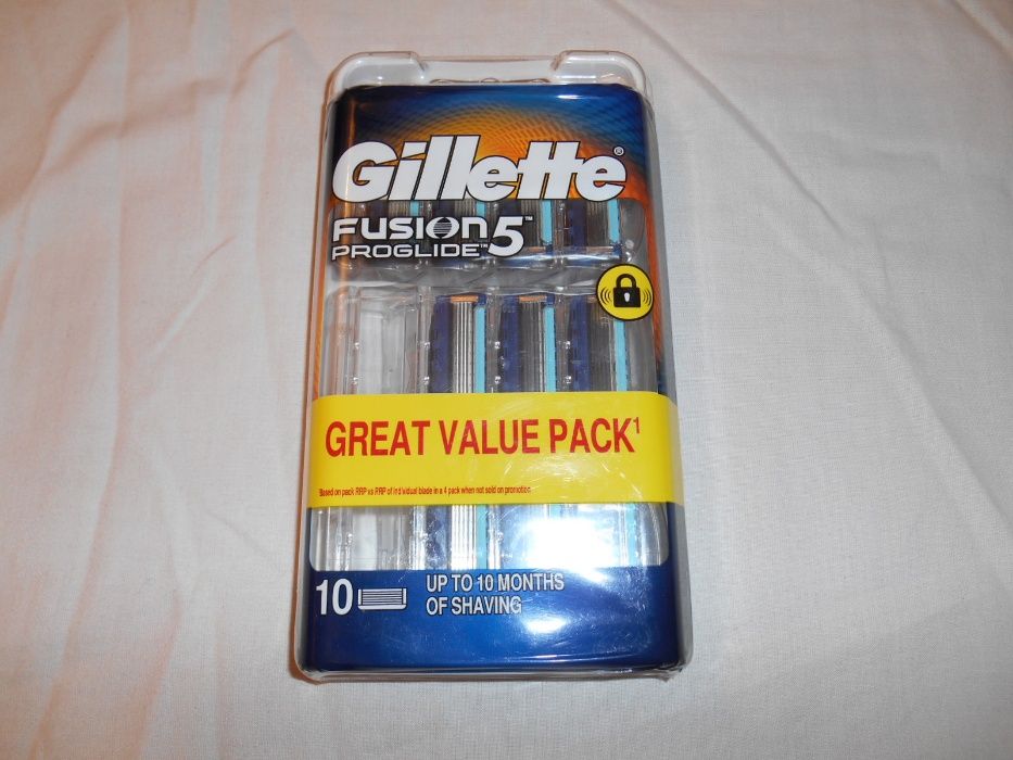 Gillette Fusion Proglide x 10 z Anglii - Oryginalne Noze