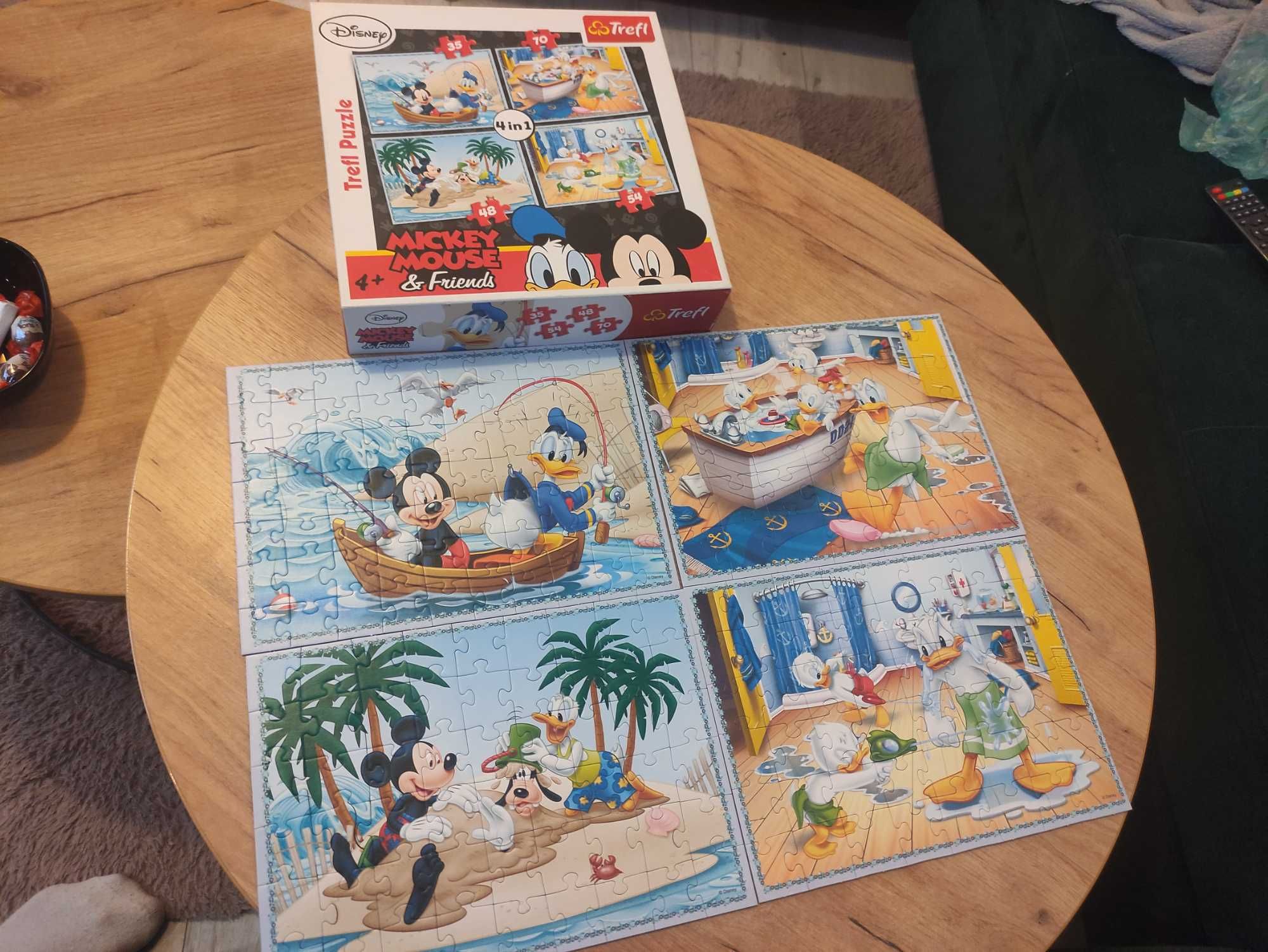 Puzzle Trefl Disney Myszka Miki i Przyjaciele 4w1