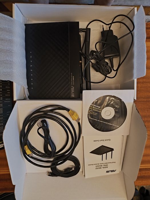 Двохдіапазонний безпровідний маршрутизатор ASUS DSL-N55U ADSL Modem