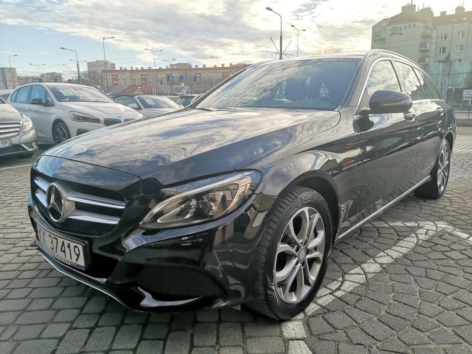 Mercedes-Benz Klasa C 2.0i MHEV 279KM PlugIn Półskóra Asysty Relingi Reflektory High Perform