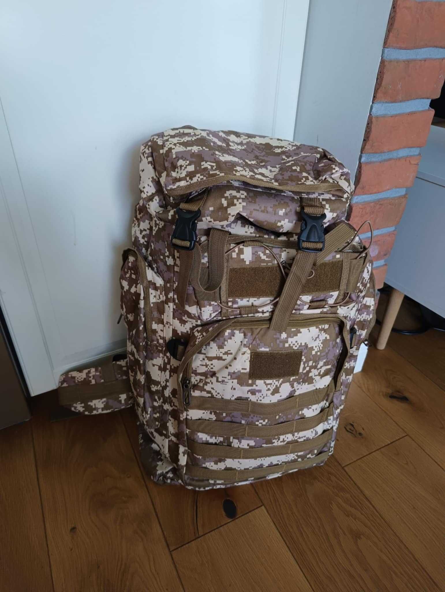 Plecak Turystyczny, Taktyczny, Pojemny Moro,75L, W góry, mocny, lekki