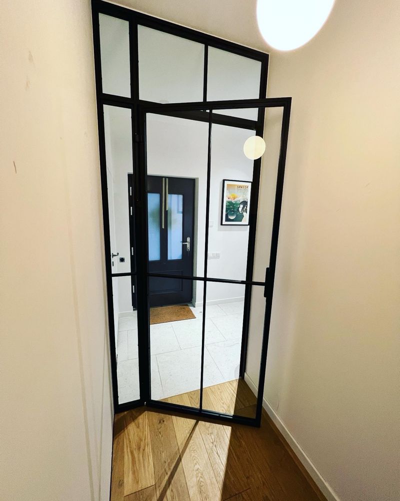 Drzwi loftowe, scianki zabudowy szklane w stylu loft