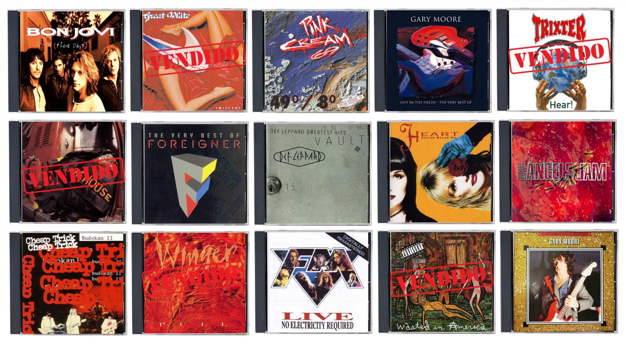 Hard Rock: Lote de 45 CD's (9)