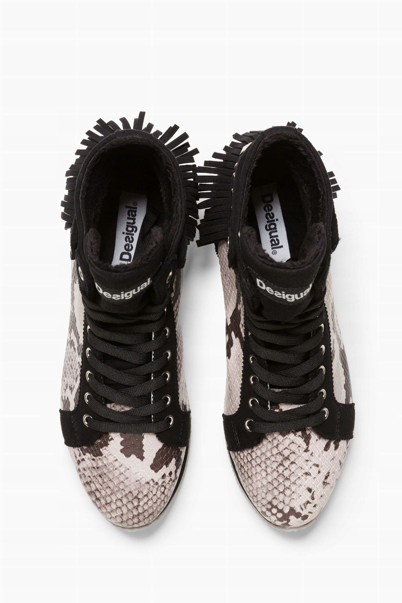 Buty Botki Trampki Z Wężowym Motywem Desigual 37