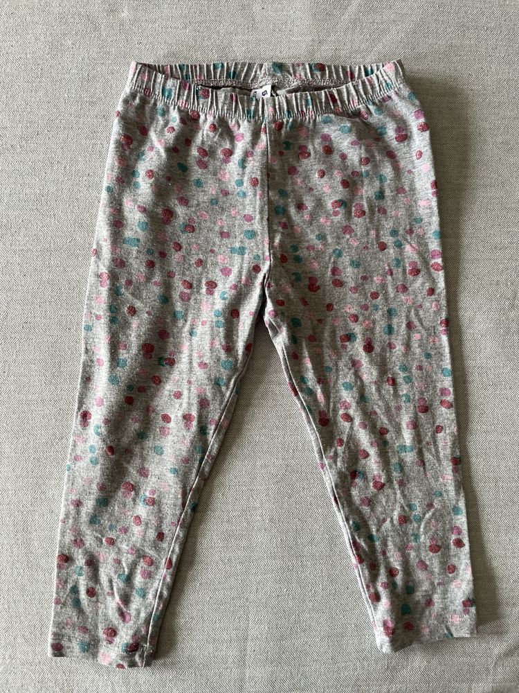 Zestaw paka 8 sztuk legginsy spodnie 80-86