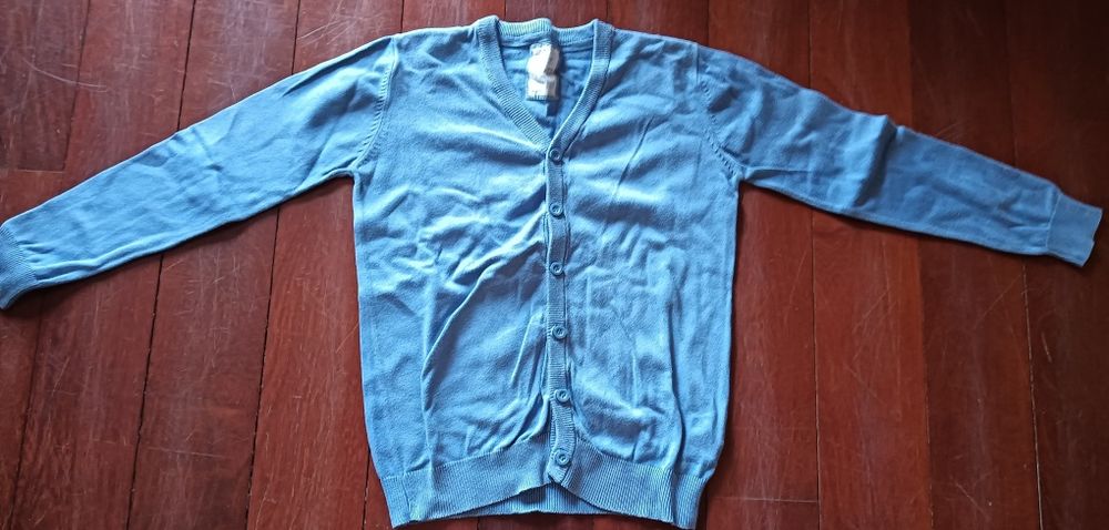 Casaco azul leve e fresco