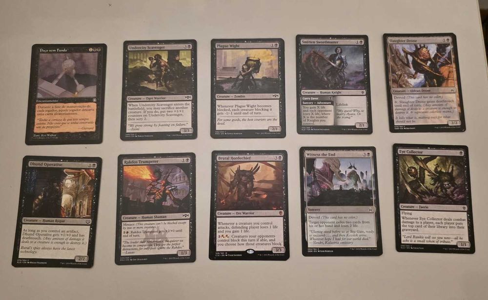 Cartas Magic - Pretas