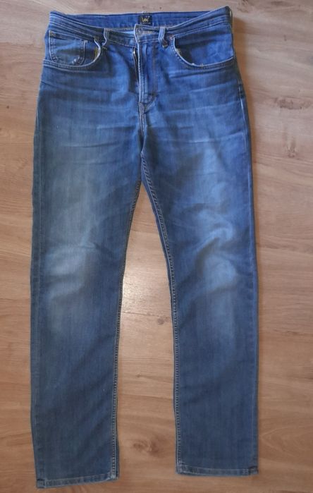 Lee - Spodnie męskie, cieńszy wygodny jeans z elastanem