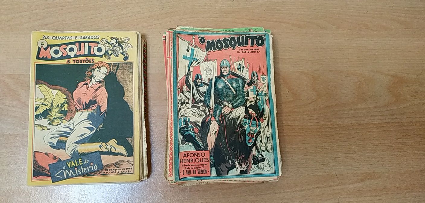 Banda desenhada antiga o Mosquito 88 Revistas