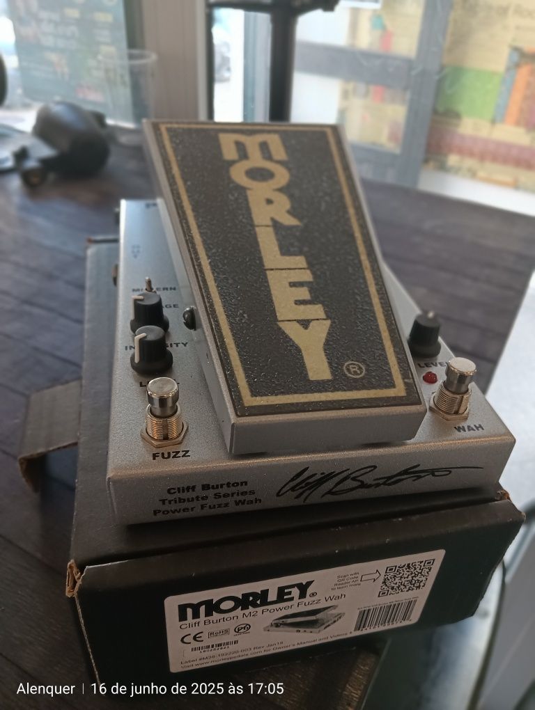 Pedal Baixo Morley Power Fuzz Wah - Cliff Burton