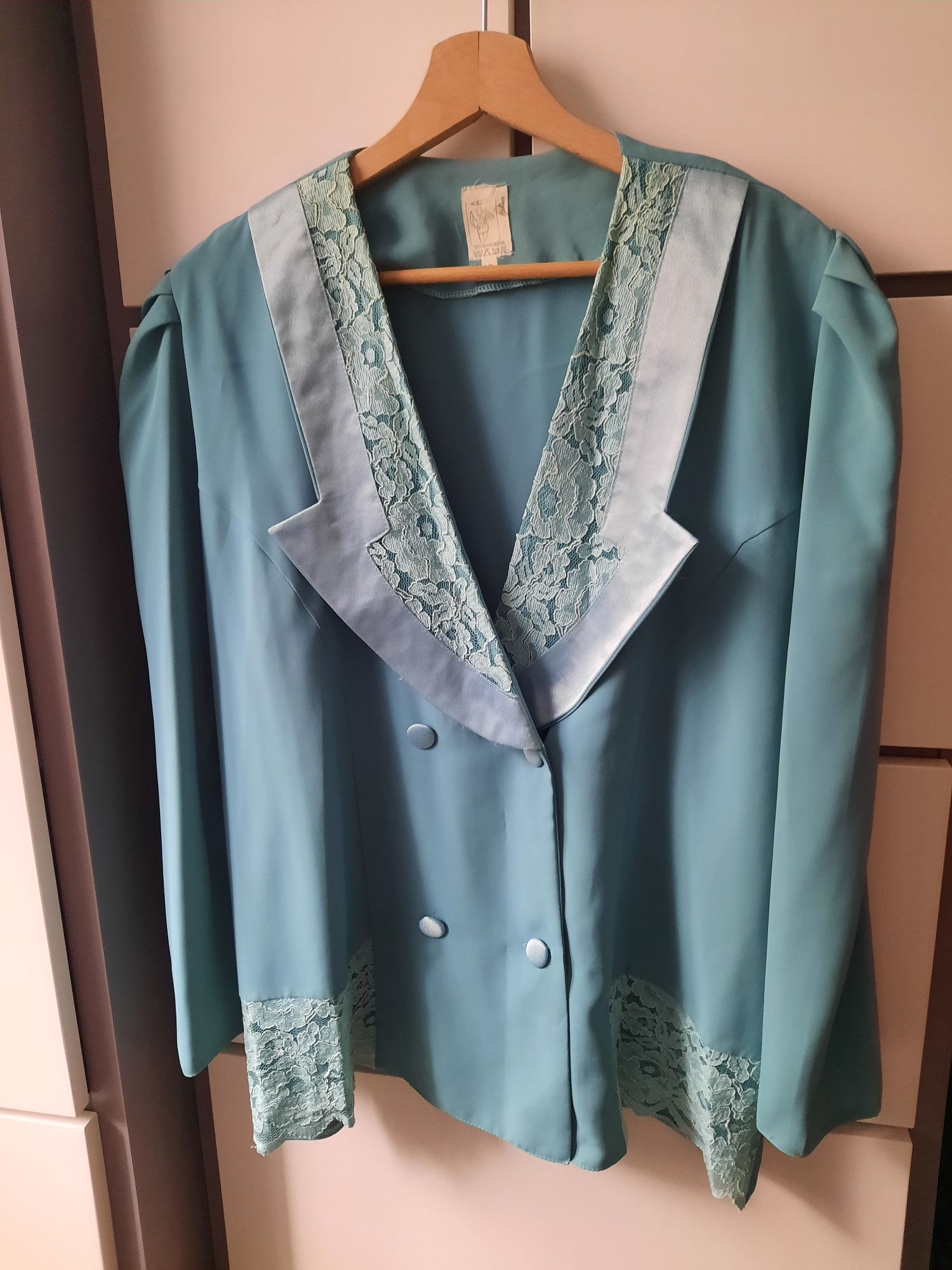 Elegancka marynarka damska żakiet Vintage Italiana r. XL