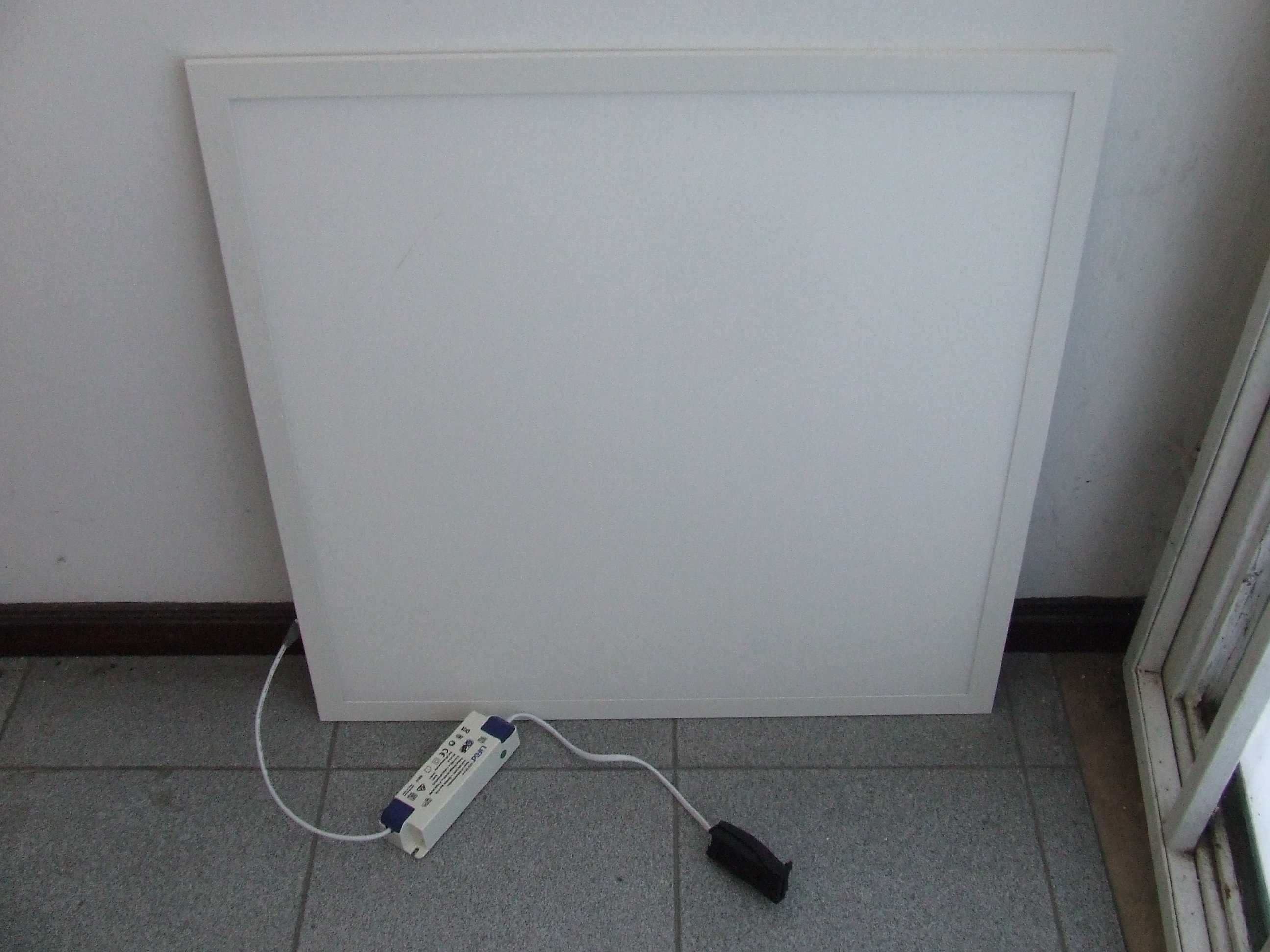 Painel de Iluminação p/ Tecto LED Ultra Fino 60x60 (NOVO sem uso)