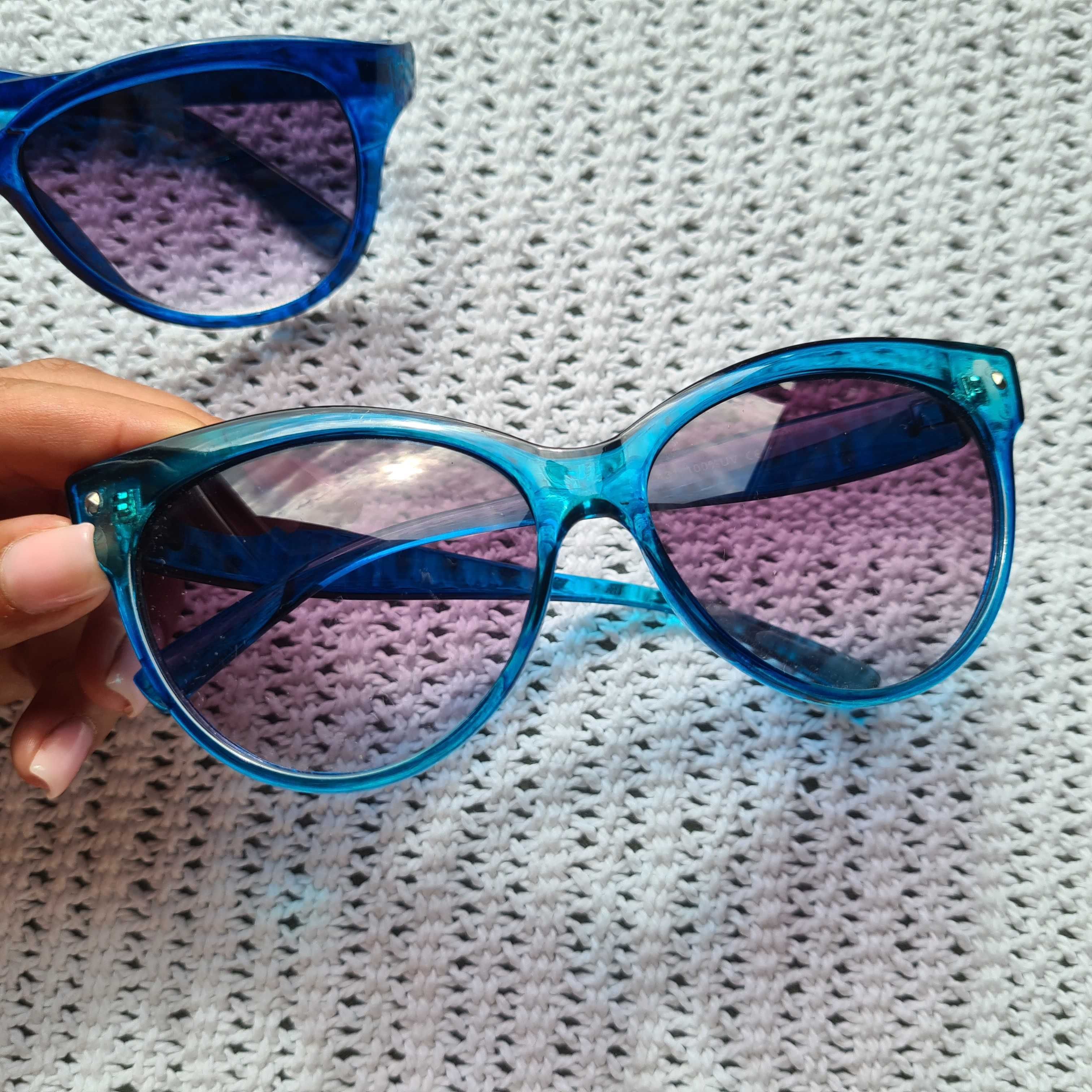 Gandano okulary przeciwsłoneczne damskie ochrona UV 100 2 pary