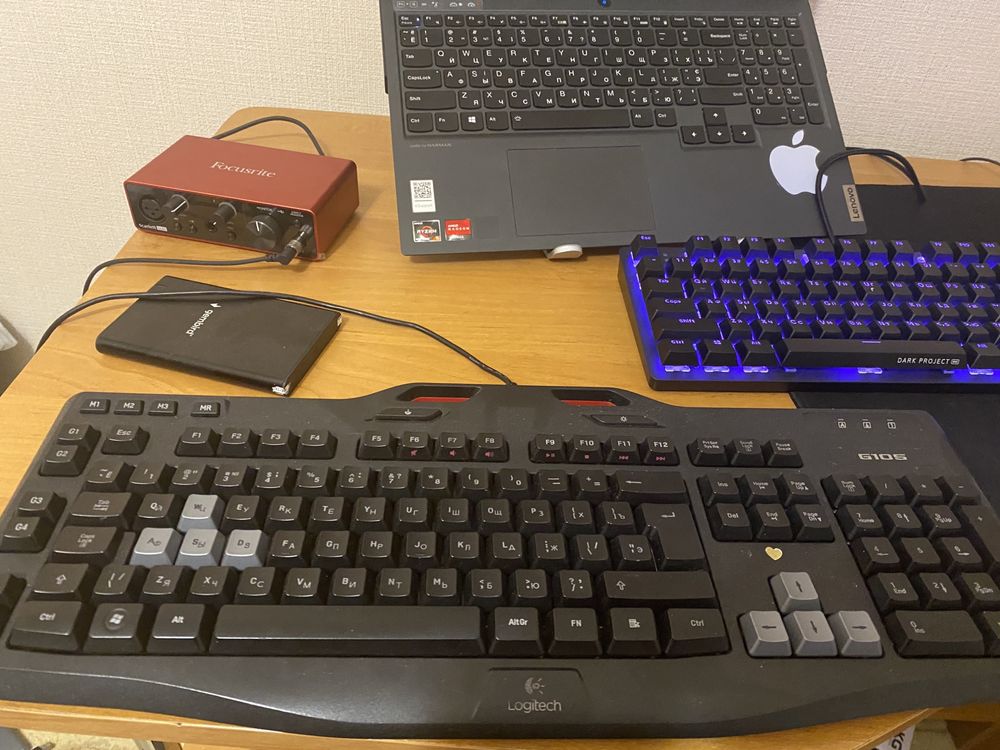 Клавиатура logitech g105 на запчасти
