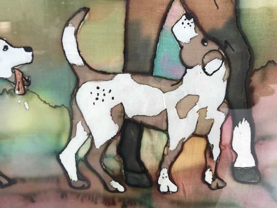 Quadro Grande Arte em Seda