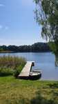 Domek z własną linią brzegową jeziora Mazury Domki letniskowe Noclegi