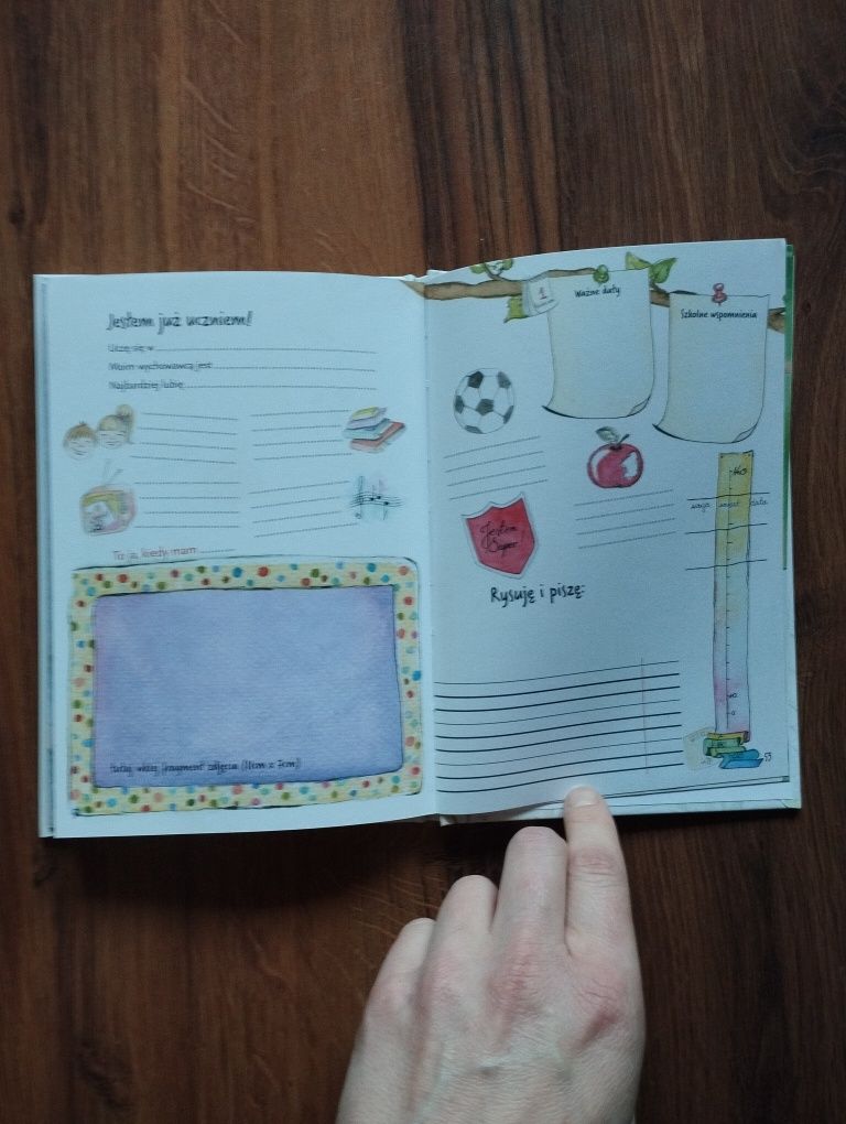 Książka ze stronami personalizowanymi "Zielonogórska bajka Powitajka"