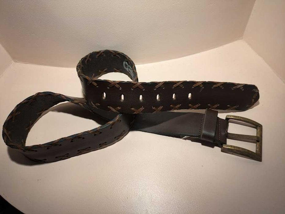 Ремінь шкіряний оригінал Dsquared, 115 см, Італія