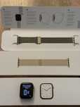 Apple Watch series 7 LTE. Gold Stainless i Gold Milanese Loop 45mm