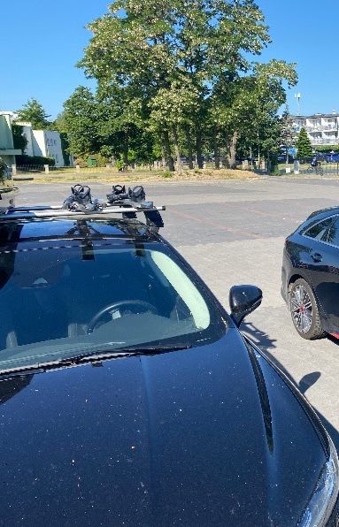 Bagaznik dachowy Thule Wingbar Evo 135, lapy i kit mocujacy