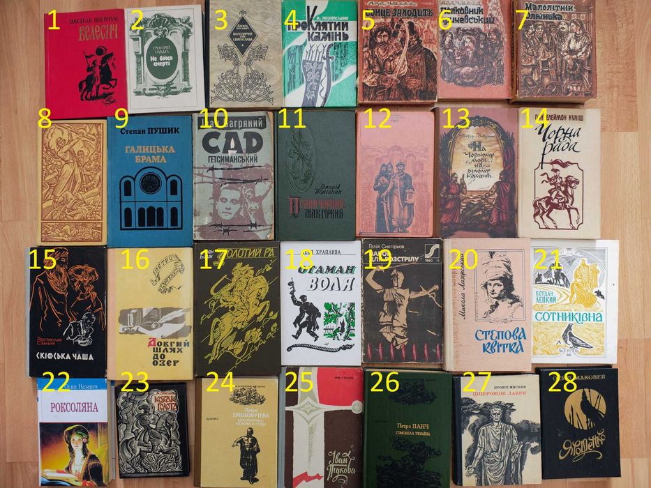 книга/Історичні романи/Старицький/Лепкий/Миколайчук/Куліш/Опільський/