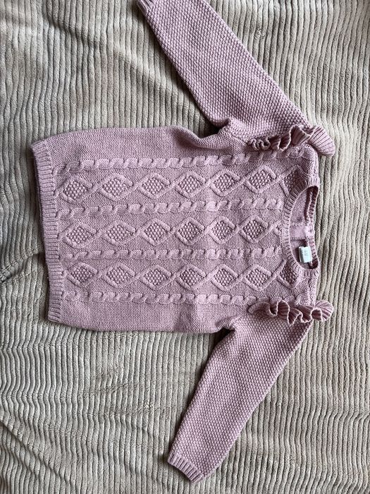 Sweterek dziewczęcy 86 H&M