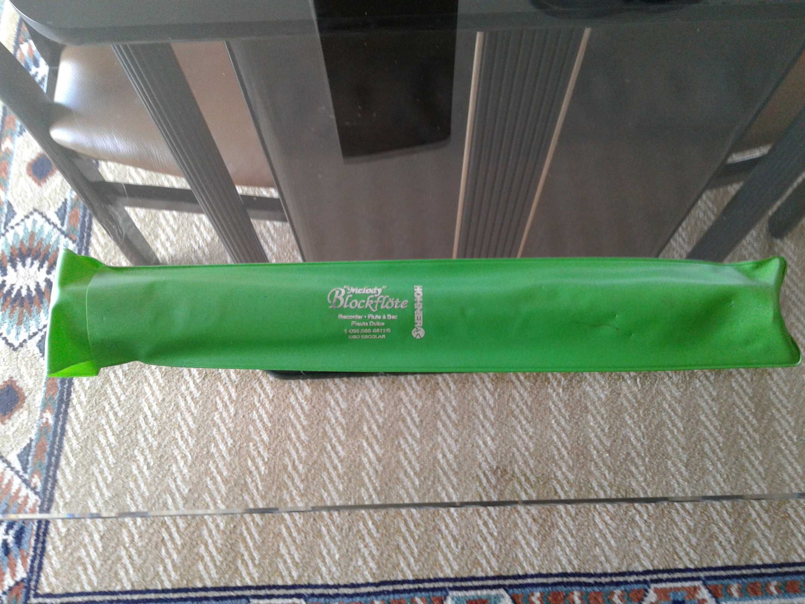 Flauta Hohner 9508 com capa verde, NOVA!