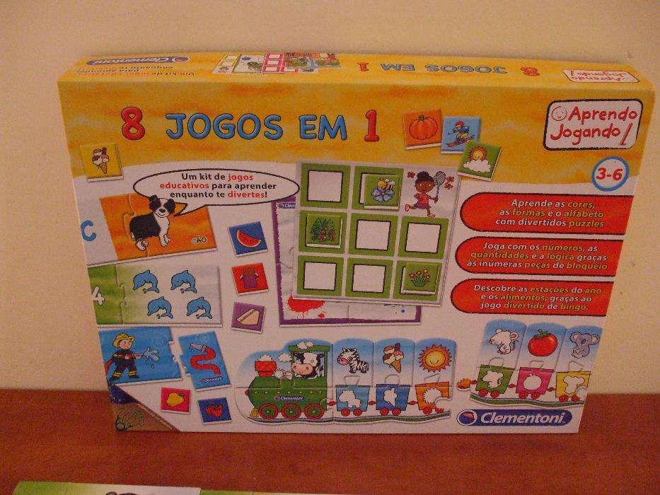 Kit de jogos educativos para crianças dos 3 aos 6 anos - Clementoni