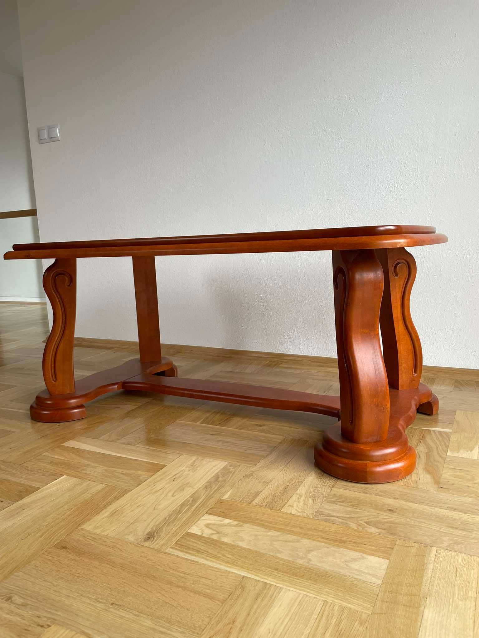 Zestaw wypoczynkowy retro - sofa z funkcją spania + 2 fotele + stolik