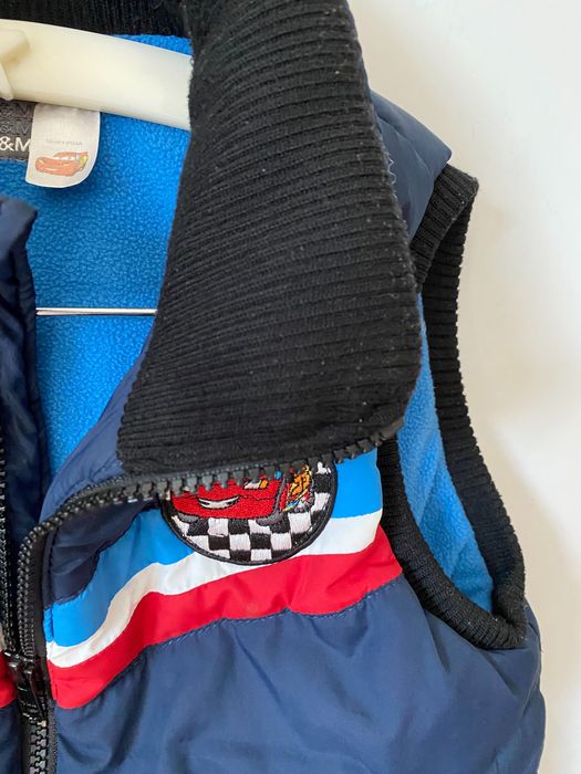 HM Kamizelka, bezrękawnik puffer ZYGZAK MCQUEEN ROZMIAR 128
