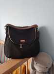 Torba do wózka, torba pielęgnacyjna, torba dla mamy -model curve black