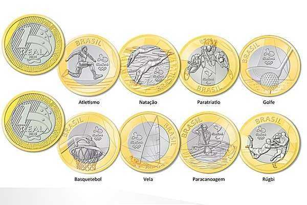 Moedas Olimpíadas Rio 2016