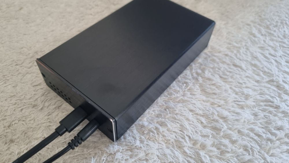 DAS Drive externa para 2 discos com RAID