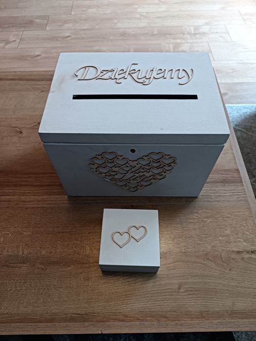 Pudełko na obrączki i koperty