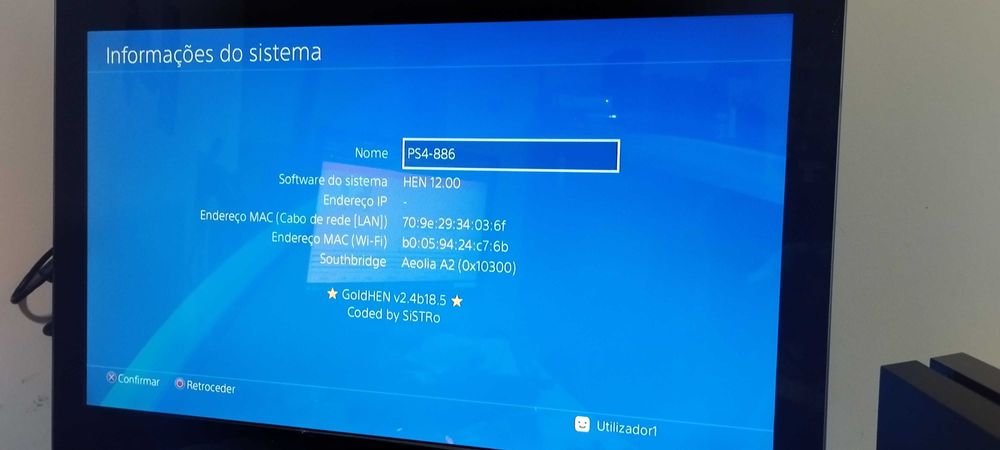 Consola Playstation 4 FW 12.00 Goldhen