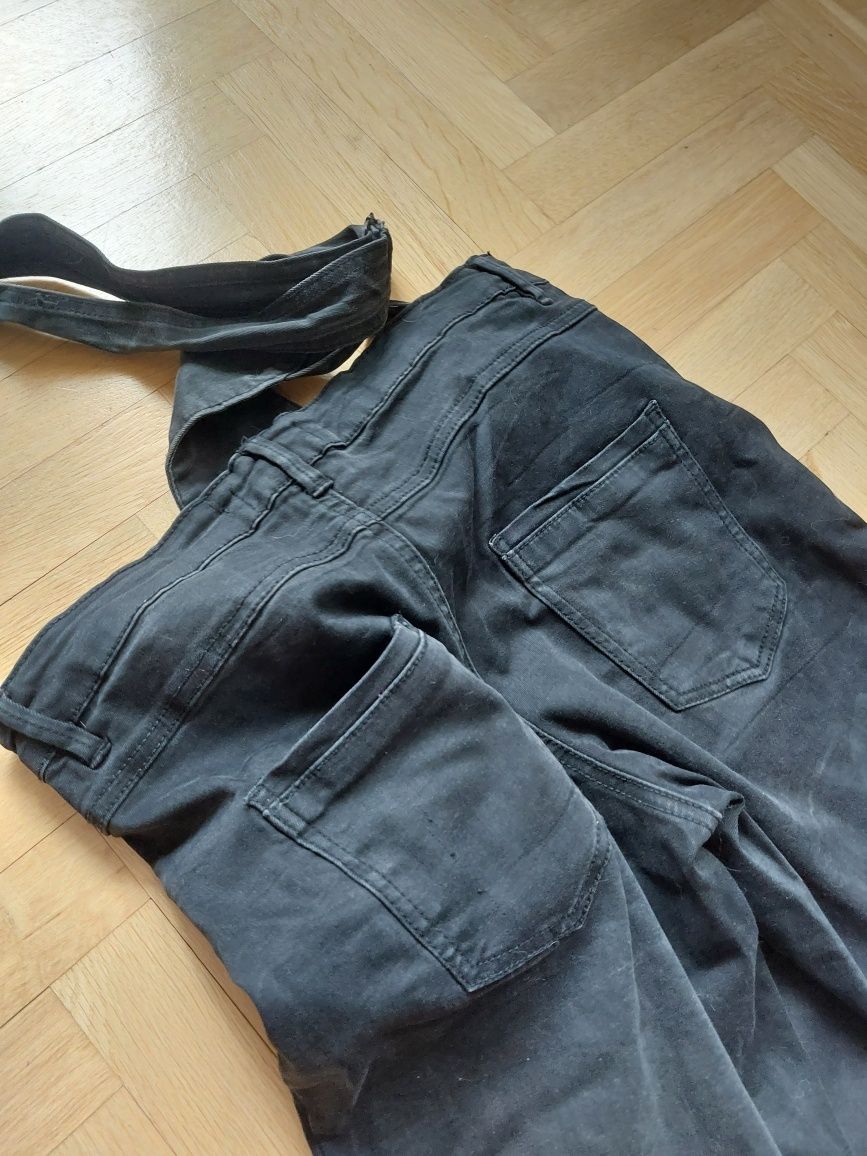 Kombinezon jeans czarny s/m