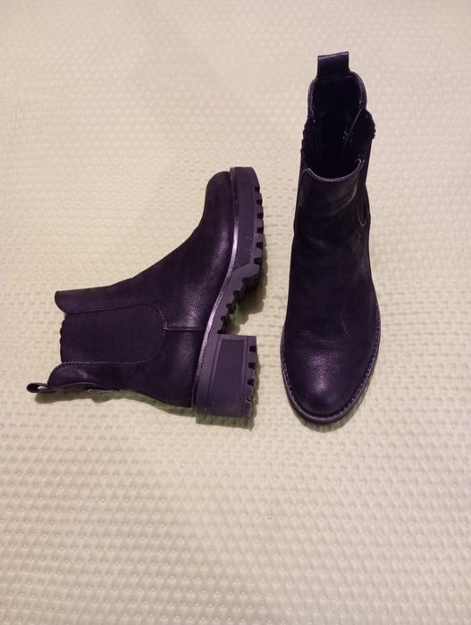 Czarne botki w bardzo dobrym stanie