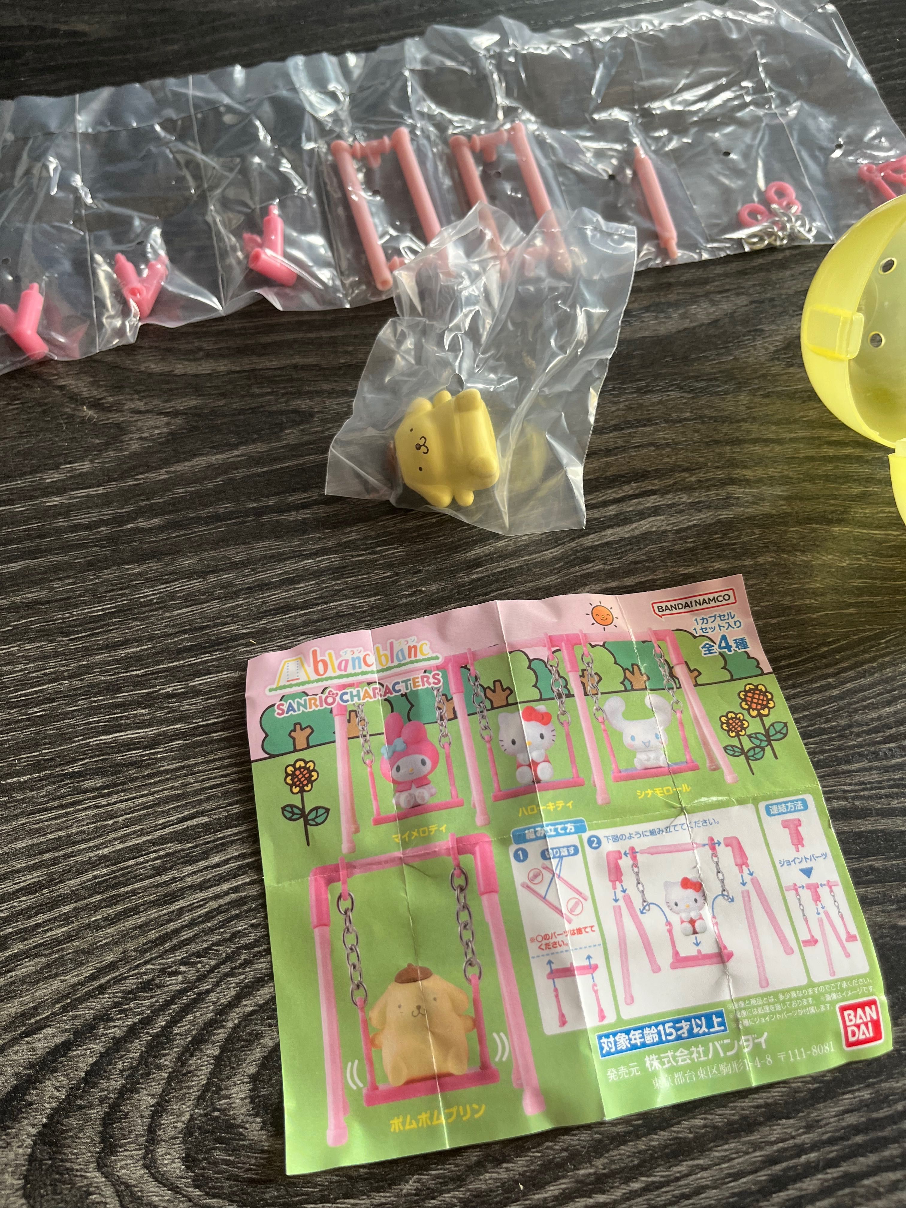 Pompompurin Sanrio figurka huśtawka Hello Kitty