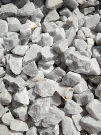 Kamień ozdobny Bianco Carrara, drobny, włoski marmur, 16-21 mm, biały